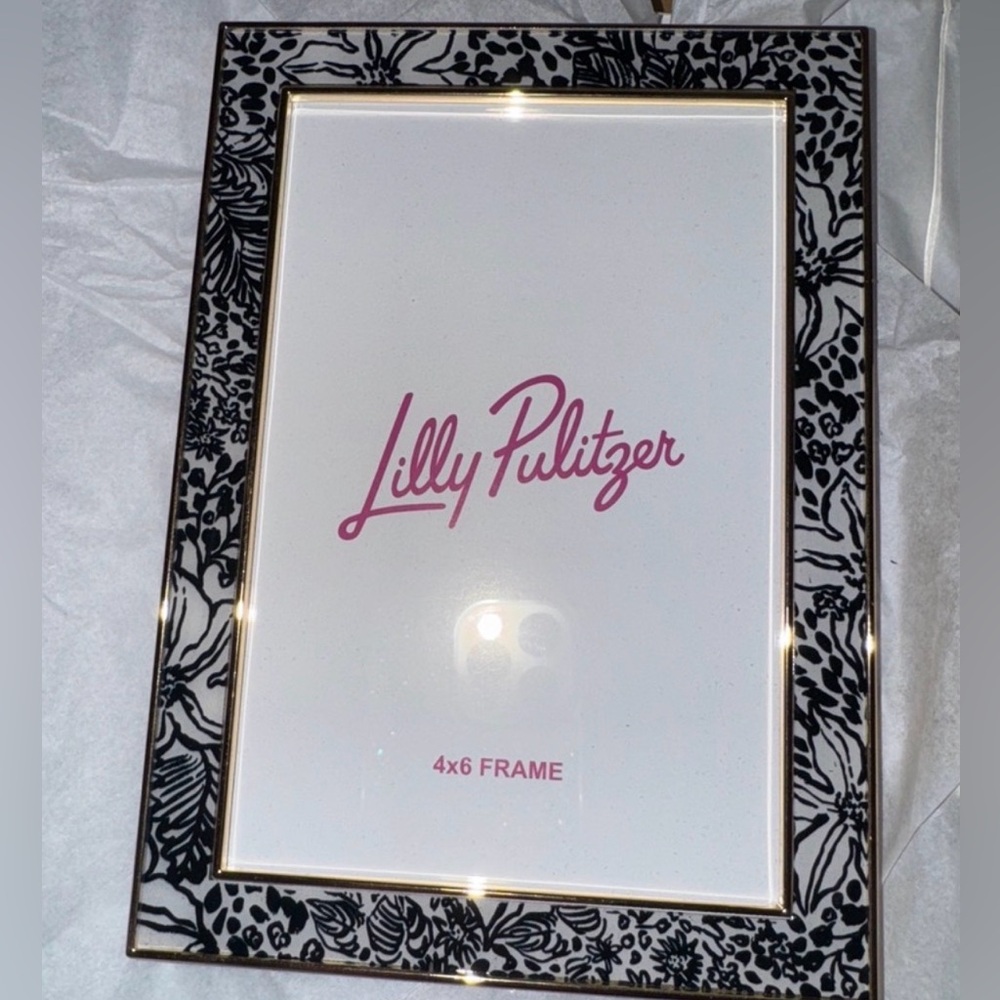 Lilly Pulitzer Picture Frame Onyx Lots To Spot NEW
